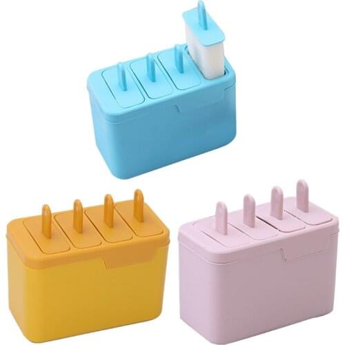 Popsicle Molds Easy Release BPA-free Popsicle Maker Homemade Ice-Pop Mold Reusable Dessert Ice Cream Mold