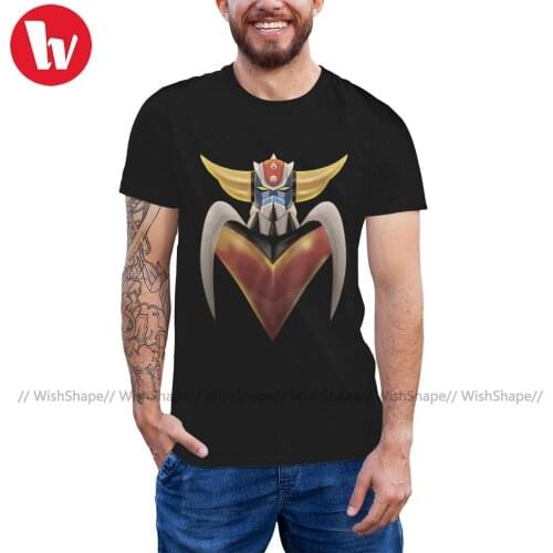 Goldorak T Shirt UFO ROBO Grendizer T-Shirt 100 Cotton Short Sleeve Tee Shirt Men Fashion Plus size Tshirt