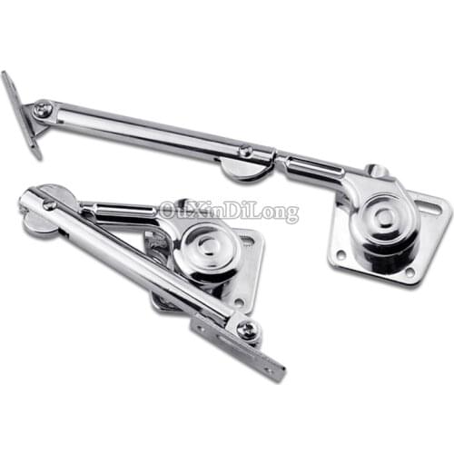 High Quality 4Pairs Hydraulic Mechanical Pressure Support Rod Furniture Cabinet Cupboard Door Soft Open & Close Hinges