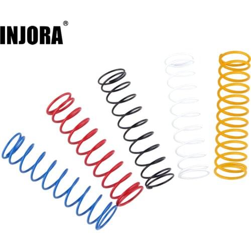 INJORA 4Pcs 60*15mm Metal Shock Absorber Spring for 1/10 RC Crawler Car TRX4 Axial SCX10 90046
