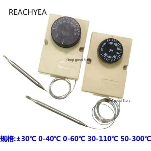 Capillary Thermostat For Electrical Device Knob temperature Mechanical Switch Capillary Thermostat Controller w waterproof box