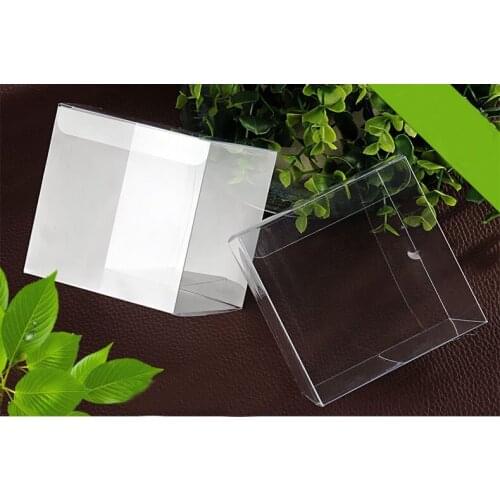 Square Transparent Jewelry Box Waterproof PVC Boxes Packaging Plastic Clear Box Storage For Food/jewelry/Candy/Gift/cosmetics