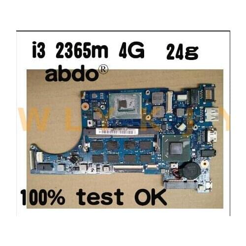 For Samsung 530U3C 530u3b notebook PC motherboard CPU I3 2365M 4G HM65 SSD 24G 100% Test OK