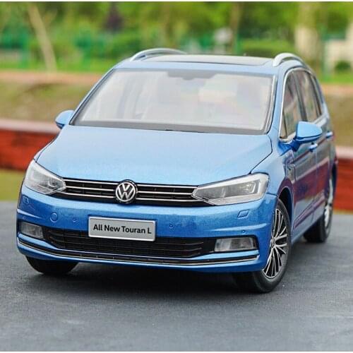 1/18 Metal Alloy Die-casting Car Model Original SAIC Volkswagen New Touran L Adult Collection Childrens Gifts Family Display