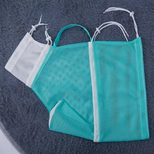 Puppy Dog Grooming Washing Bags Cat Bath Clean Bag Medicine Taking Pet Bathing Anti-Scratch Wide Opening Soft Mesh Polyester