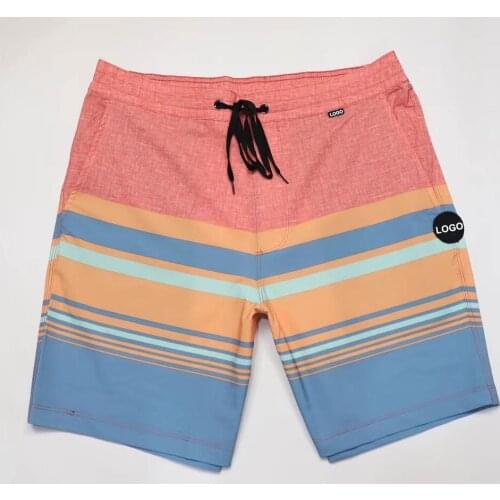 Bermuda Waterproof Quick Dry Mens Shorts Phantom Beach Shorts 4way Elastic Boardshorts 2021 Summer Surf Swim Fitness Gym Trunks