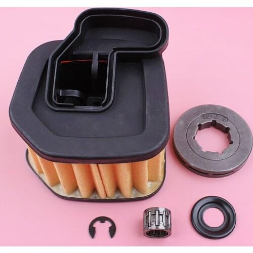 Air Filter Cleaner For Husqvarna 570 575XP 576XP Sprocket Rim Washer E-clip Needle Bearing Kit Chainsaw Replace Spare Part