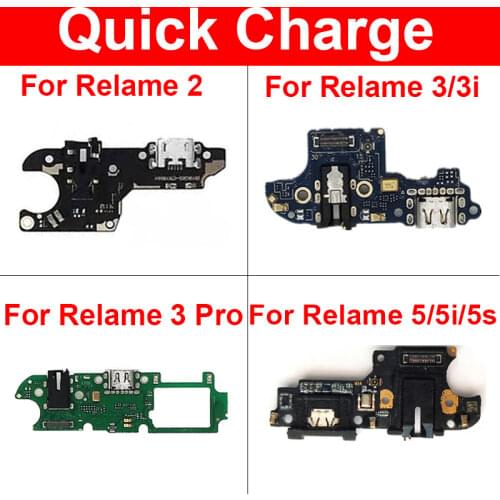 Usb Charger Board For OPPO Realme 2 3 5 5i 6 6i Pro USB Charging Jack Port Connector Board Flex Cable Replacement Parts