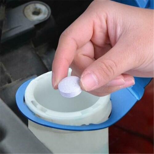 18mm Automotive Glass Water Wiper Solid Wiper Concentrate Blue Glass Cleaner Foam Tablets