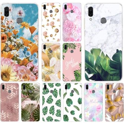 39AS Beautiful leaves Soft Silicone Tpu Cover phone Case for huawei Honor 8 8a Prime 8s 8x 8 lite 9 9x 9 lite 10 10i 10 lite