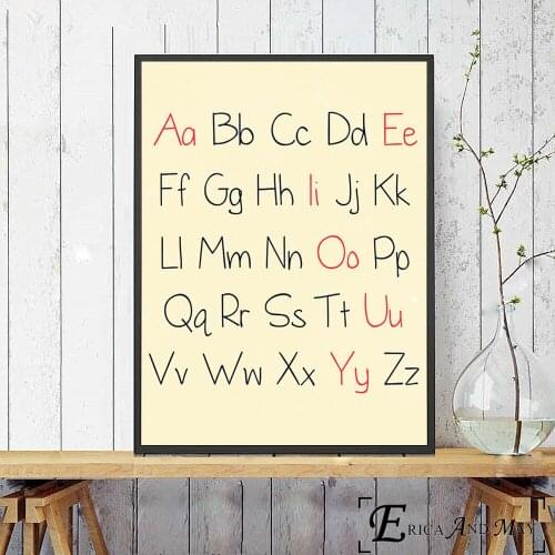 Quote Alphabet Eric And May Canvas Art Print Painting Poster Wall Pictures For Room Decoration Home Decor No Frame Picture