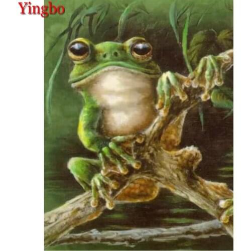 Diamond Painting Frogs Background art 5D Diy Mosaic Drill Resin Embroidery bead Cross Stitch Kit Needlework Decoration Home gift