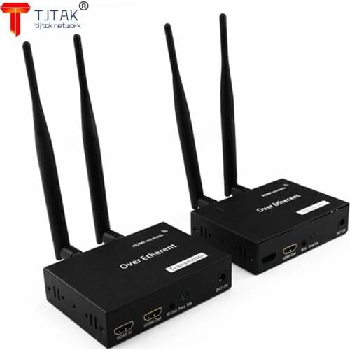 HD 200M Wireless WiFi Transmitter Receiver 2.4GHz/5GHz 1080P Local Loop-out With IR Remote HDMI-compatible Extender