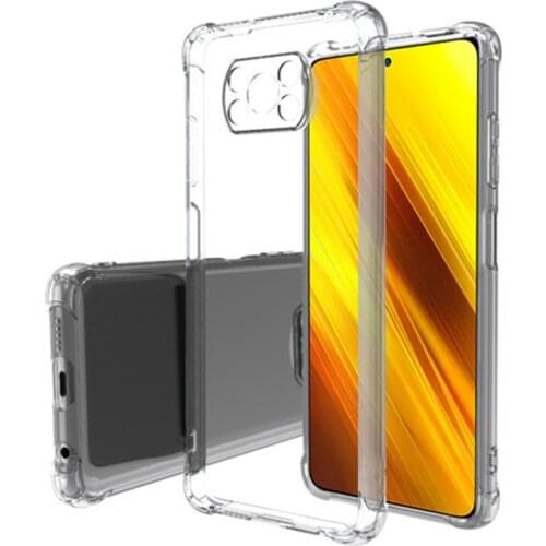 Poco X3 Pro NFC 2020 m3 PocoX3 X 3 Case Shockproof Transparent Silicone Camera Protector For Xiaomi Poco x3 pro m3 poco x3 Cover