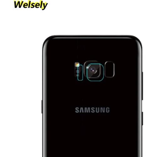 For Samsung Galaxy S8 S8 Plus HD Transparent Rear Back Camera Lens + Flash lamp Protector Tempered Glass Film Cover accessorie