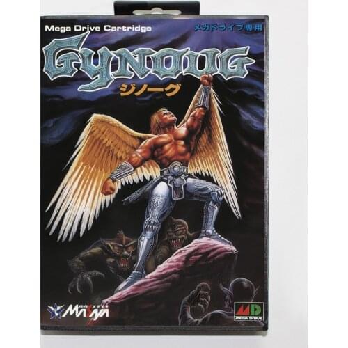 Gynoug 16bit MD Game Card For Sega Mega Drive/ Genesis with Retail Box