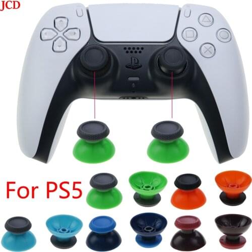 2 pçs para ps5 capa analógica 3d varas de polegar joystick polegar cogumelo boné para sony playstation ps5 controlador substitui