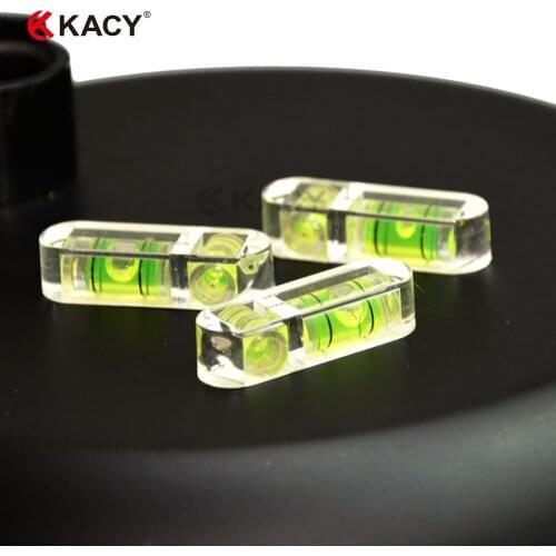 KACY 6pcs/lot 2 AXIS multi-function elliptic PMMA vials bubble levels for professional measuring