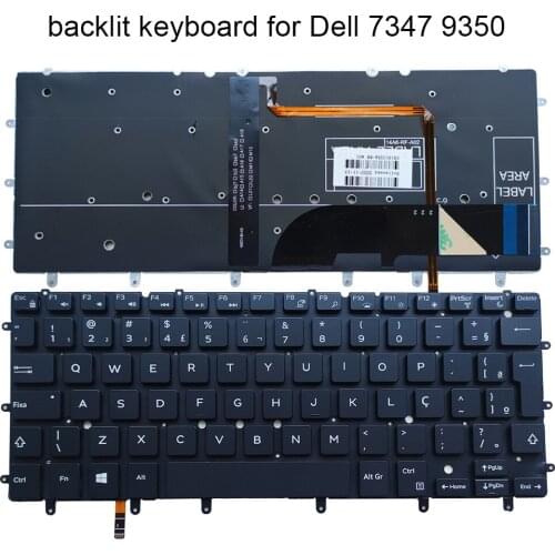 Brazilian laptop backlit keyboard for Dell Inspiron 13 7000 13-7347 13-7348 7547 7548 7352 7353 7359 9343 9350 9360 SX181025A-BR