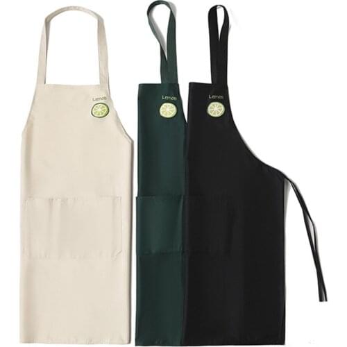 Kitchen Chef Apron Restaurant Cooking Baking Dress Adult Waterproof Canvas Apron Washable Delantal Cocina Cleaning Tools