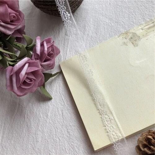 T1042 1.5cm selling white lace ribbon woven band french african lace wedding fabric diy clothing/gift wrapping