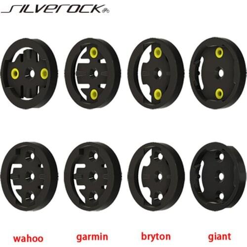 SILVEROCK Bike Computer Mount Inset Kit Convert Base Adapter Replace For GARMIN BRYTON GIANT WAHOO Eliemnt Bolt Computer Mount