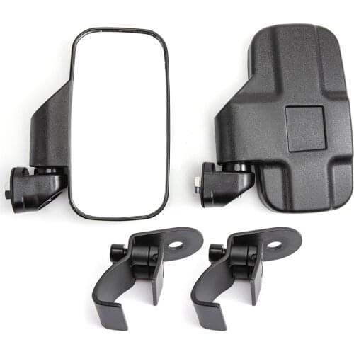 Motorcycle UTV Rearview Mirror Aluminum Side View Mirrors Set for Can-Am Defender Maverick Trail for All Polaris ProFit Cabs