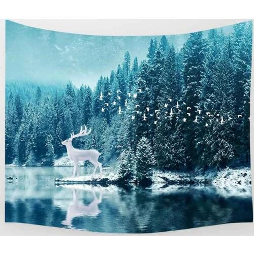 Simsant Summer Sea Beach Tapestry Marine Dolphins Art Wall Hanging Tapestries for Living Room Home Dorm Decor Banner