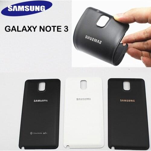 Original Samsung Galaxy Note 3 SM-N9008V N9008s N9002 Glass Housing Battery Back Cover Rear Door Case Replacement Part Free Tool