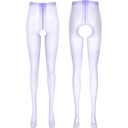 Sexy Open Crotch Pantyhose Tights Women Crotchless Tights Sheer Pantyhose Lightweight Femme Stretchy Slim Fit Stocking Underwear