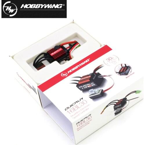 RC ESC,Hobbywing QuicRun 16BL30 30A Brushless ESC For 1/16 On-road / Off-road / Buggy /Monster RC Car