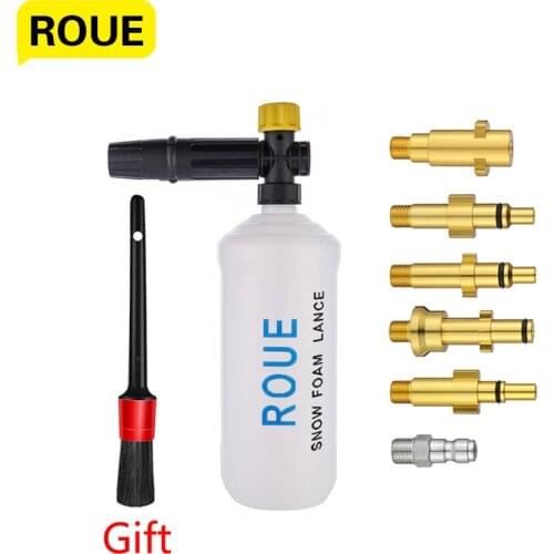 Pressure Washer Foam 1L for AR/Black & Decker/Huter/Karcher /M22/Sthil Sprayer Gun Foam Adapter External Thread Accessories