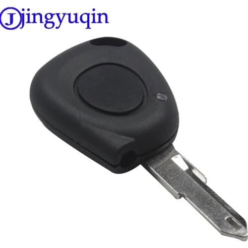 Jingyuqin Replacement 1 Button Car Key Shell Stying Cover Blank For Renault Megane Clio Scenic 1 button IR Remote Case Fob