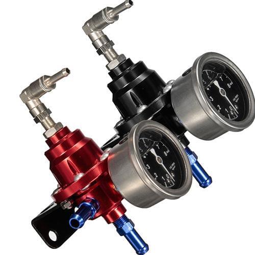 Universal Adjustable Auto Car Fuel Pressure Regulator with kPa Oil Gauge Kit