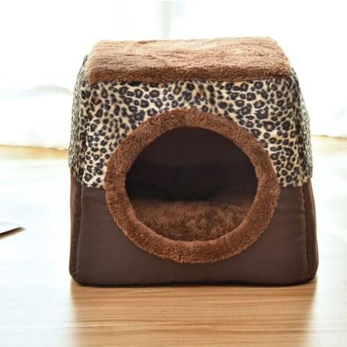 Dual Purpose Four Seasons Universal Foldable Warm Enclosed Pet Cat House Dog Sleeping Pad Space Cat House Villa Pet Product