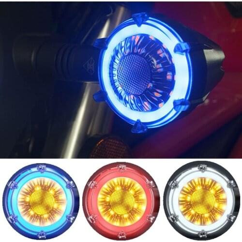 Universal Led Turn Signal For Motorcycle Warning Lights Flasher Racing Motorbike Accessories