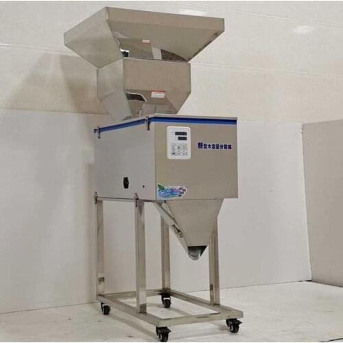 50-5000g Food Automatic Weighing Racking Machine Granular Powder Medicinal Packing Machine Double Vibrator Version High-Quality