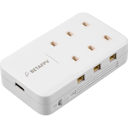 BETAFPV 30W 6 Ports 1S Battery Charger Board Adapter Type-C Connector for Lipo 4.2V/LiHV 4.35V Battery FPV Racing Quadcopter