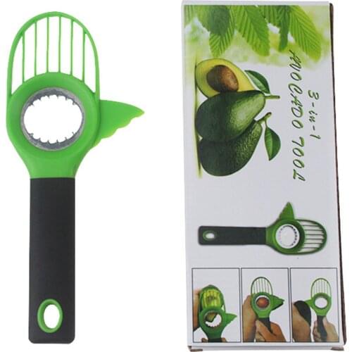 1pc Multifunctional Avocado Knife Slicer Peeler Vegetable Fruit Core Remover Tool Home Accessory Pulp Separator Corers