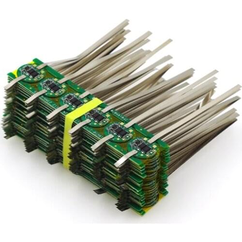 20PCS 18650 battery protection circuit board, has been welded nickel belt. 18650 two MOS Protection Board PCB + Free shipping