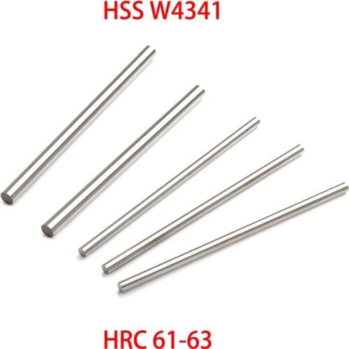 3mm 3.1mm 3.2mm 3.3mm OD 100mm Length HSS W4341 HRC61-HRC63 Jobber Drill Bit Boring Round CNC Cutting Turning Lathe Tool Bar Rod