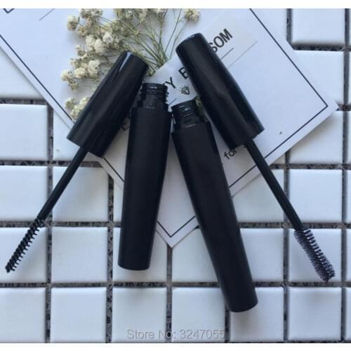 5ML 7ML 40pcs/lot Black Empty Aluminum Mascara Tube,DIY High-end Eyebrow Cream Refillable Container,Eyebrow Growth Liquid Bottle
