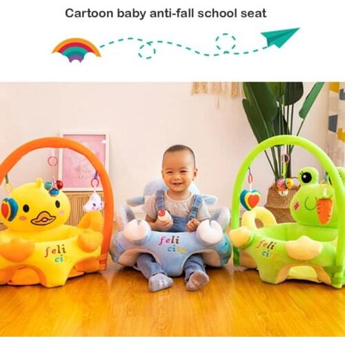 Baby Sofa Support Seat Cover Plush Chair Learning To Sit Comfortable Toddler Nest Puff Washable without Filler Cradle Sofa Chair