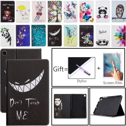 Tablet Case For Samsung Tab S6 Lite P610 P615 Case Cartoon Buttefly Owl Leather Cover for Tab S6 Lite SM-P610 SM-P615 Case 10.4"