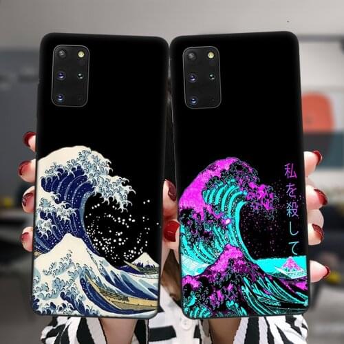 Great Wave Off Kanagawa Soft Case For Samsung Galaxy S21 S20 FE S10 Plus NOTE 20 Ultra M02 F62 M62 M21 M30S M31 M31S M51 Cover