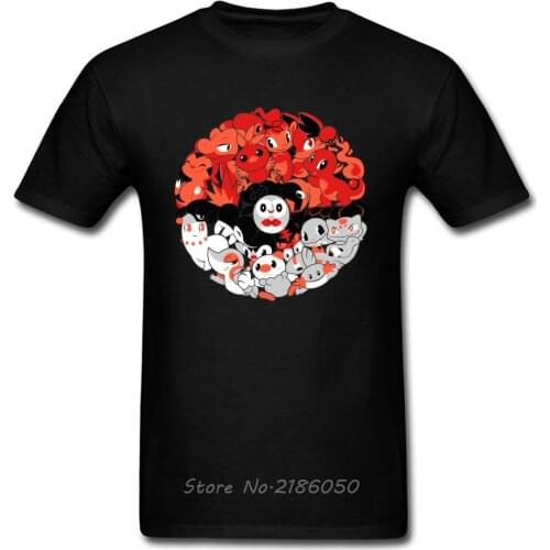 Lets Get It Started! Men T-shirt Anime Tshirt Pokeball Tops Black T Shirts Pocket Monster Clothing Japan Anime Printed Harajuku