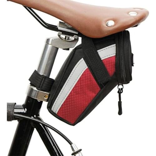 Hot Sale Bicycle Bags Delicate Texture B-SOUL Bicycle Reflective Saddle Rear Tool Bags MTB Bike Seatpost Seat Tail Bags