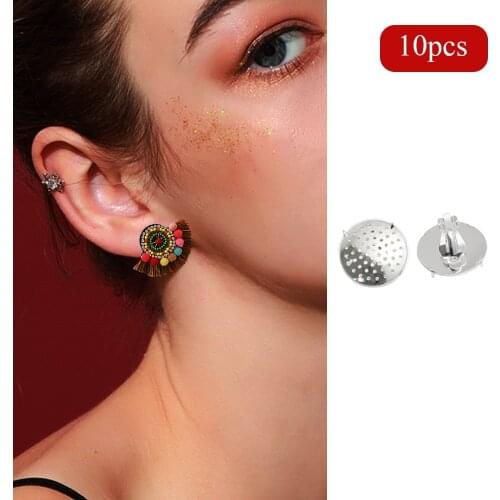 Beadsnice Dainty Brass Earrings High Quality Trending Elegant Bling Helix Diy Jewelry ID 37616