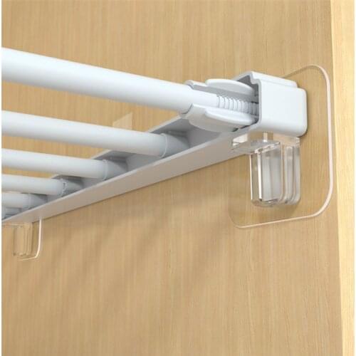 5pcs Adhesive Shelf Support Pegs Drill Free Nail Instead Holders Closet Cabinet Shelf Support Clips Wall Hangers