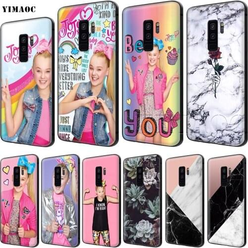 YIMAOC Jojo Siwa Soft Silicone Case for Samsung Galaxy S6 S7 Edge S8 S9 Plus A3 A5 A6 Note 8 9